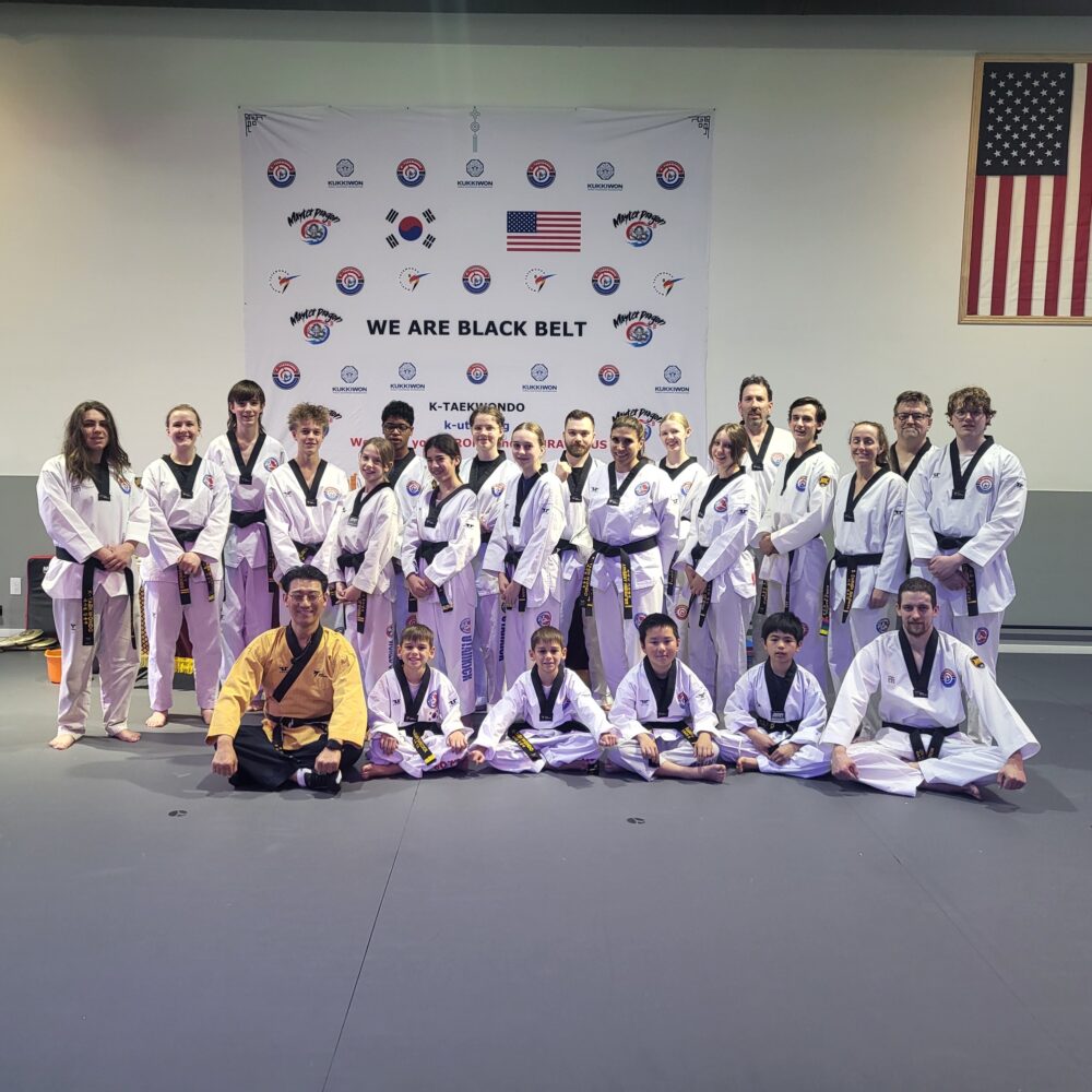 K-Taekwondo students.